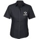 Ladies Basic Poly Cotton Short Sleeve Shirt